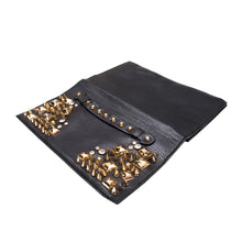 Load image into Gallery viewer, Premium Spike Studded Crossbody Flap Bag