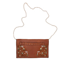 Load image into Gallery viewer, Premium Spike Studded Crossbody Flap Bag