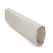 Load image into Gallery viewer, Elegant Pleated Satin Flap Rhinestones Bow Clutch Evening Bag