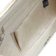 Load image into Gallery viewer, Elegant Pleated Satin Flap Rhinestones Bow Clutch Evening Bag
