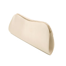 Load image into Gallery viewer, Elegant Pleated Satin & Crystal Hard Clutch Evening Bag