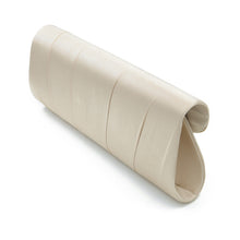 Load image into Gallery viewer, Elegant Satin Flap Rhinestones Flower Ribbon Clutch Evening Bag