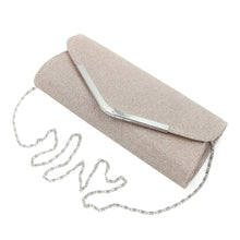 Load image into Gallery viewer, Premium Metallic Glitter Flap Clutch Evening Bag - Diff Colors Avail