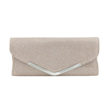 Load image into Gallery viewer, Premium Metallic Glitter Flap Clutch Evening Bag - Diff Colors Avail