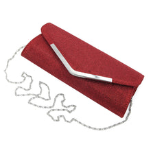 Load image into Gallery viewer, Premium Metallic Glitter Flap Clutch Evening Bag - Diff Colors Avail