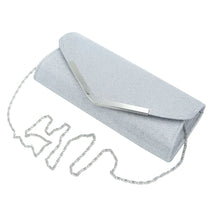 Load image into Gallery viewer, Premium Metallic Glitter Flap Clutch Evening Bag - Diff Colors Avail