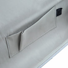 Load image into Gallery viewer, Elegant Wave Crystal Pleated Satin Flap Clutch Evening Bag
