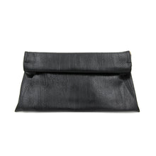Load image into Gallery viewer, Premium Snakeskin PU Leather Roll Up Flap Clutch Evening Bag