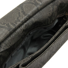 Load image into Gallery viewer, Premium Snakeskin PU Leather Roll Up Flap Clutch Evening Bag