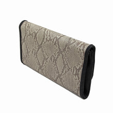 Load image into Gallery viewer, Premium Snakeskin PU Leather Turnlock Flap Handbag Clutch Bag