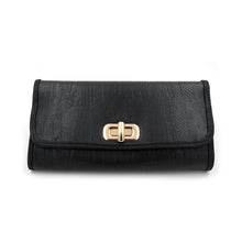 Load image into Gallery viewer, Premium Snakeskin PU Leather Turnlock Flap Handbag Clutch Bag