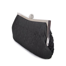 Load image into Gallery viewer, Elegant Braided Pleated Glitter Rhinestone Clutch Evening Bag