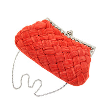 Load image into Gallery viewer, Elegant Braided Pleated Glitter Rhinestone Clutch Evening Bag