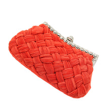 Load image into Gallery viewer, Elegant Braided Pleated Glitter Rhinestone Clutch Evening Bag