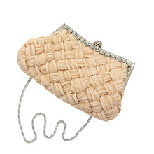 Load image into Gallery viewer, Elegant Braided Pleated Glitter Rhinestone Clutch Evening Bag