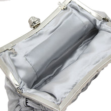 Load image into Gallery viewer, Elegant Braided Pleated Glitter Rhinestone Clutch Evening Bag