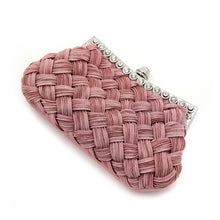 Load image into Gallery viewer, Elegant Braided Pleated Glitter Rhinestone Clutch Evening Bag