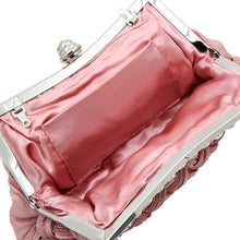 Load image into Gallery viewer, Elegant Braided Pleated Glitter Rhinestone Clutch Evening Bag