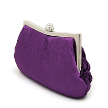 Load image into Gallery viewer, Elegant Braided Pleated Glitter Rhinestone Clutch Evening Bag