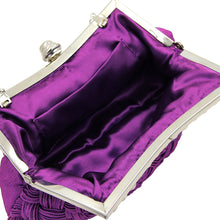 Load image into Gallery viewer, Elegant Braided Pleated Glitter Rhinestone Clutch Evening Bag