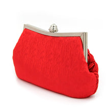 Load image into Gallery viewer, Elegant Braided Pleated Glitter Rhinestone Clutch Evening Bag