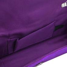 Load image into Gallery viewer, Elegant Classic Pleated Satin Flap Rhinestones Clutch Evening Bag - Diff Colors