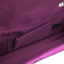 Load image into Gallery viewer, Elegant Classic Pleated Satin Flap Rhinestones Clutch Evening Bag - Diff Colors