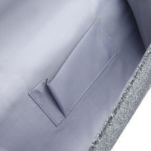 Load image into Gallery viewer, Premium Crystal Metallic Glitter Flap Clutch Evening Bag Handbag