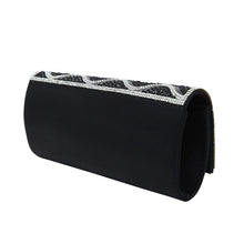 Load image into Gallery viewer, Rhinestones & Pearl Beads Wave Front Glitter Shine Clutch Evening Bag