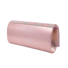 Load image into Gallery viewer, Rhinestones & Pearl Beads Wave Front Glitter Shine Clutch Evening Bag