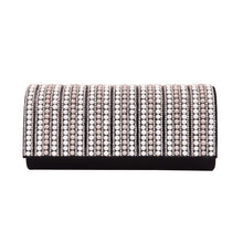 Load image into Gallery viewer, Rhinestones & Pearl Beads Front Glitter Shine Clutch Evening Bag