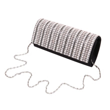 Load image into Gallery viewer, Rhinestones & Pearl Beads Front Glitter Shine Clutch Evening Bag