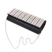 Load image into Gallery viewer, Rhinestones & Pearl Beads Front Glitter Shine Clutch Evening Bag