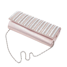 Load image into Gallery viewer, Rhinestones & Pearl Beads Front Glitter Shine Clutch Evening Bag
