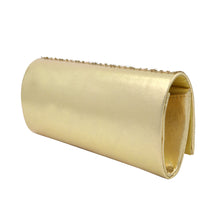 Load image into Gallery viewer, Rhinestones & Pearl Beads Front Glitter Shine Clutch Evening Bag