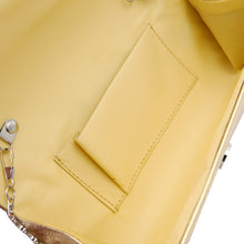 Load image into Gallery viewer, Rhinestones & Pearl Beads Front Glitter Shine Clutch Evening Bag