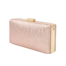 Load image into Gallery viewer, Elegant Small Solid Color PU Leather Shine Hard Clutch Evening Bag Handbag