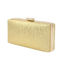 Load image into Gallery viewer, Elegant Small Solid Color PU Leather Shine Hard Clutch Evening Bag Handbag
