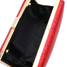 Load image into Gallery viewer, Elegant Small Solid Color PU Leather Shine Hard Clutch Evening Bag Handbag