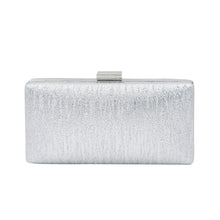 Load image into Gallery viewer, Elegant Small Solid Color PU Leather Shine Hard Clutch Evening Bag Handbag