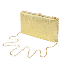 Load image into Gallery viewer, Elegant Large Solid Color PU Leather Shine Hard Clutch Evening Bag Handbag