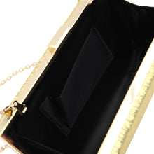 Load image into Gallery viewer, Elegant Large Solid Color PU Leather Shine Hard Clutch Evening Bag Handbag