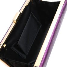 Load image into Gallery viewer, Elegant Large Solid Color PU Leather Shine Hard Clutch Evening Bag Handbag
