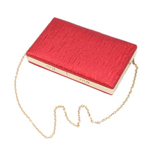 Load image into Gallery viewer, Elegant Large Solid Color PU Leather Shine Hard Clutch Evening Bag Handbag