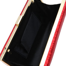Load image into Gallery viewer, Elegant Large Solid Color PU Leather Shine Hard Clutch Evening Bag Handbag