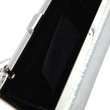 Load image into Gallery viewer, Elegant Large Solid Color PU Leather Shine Hard Clutch Evening Bag Handbag