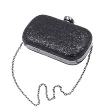 Load image into Gallery viewer, Elegant Glitter Flakes Sequin Hard Clutch Rhinestones Top Evening Bag
