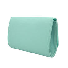 Load image into Gallery viewer, Premium Solid Color PU Leather Turnlock Flap Clutch Bag Handbag