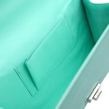 Load image into Gallery viewer, Premium Solid Color PU Leather Turnlock Flap Clutch Bag Handbag