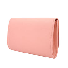 Load image into Gallery viewer, Premium Solid Color PU Leather Turnlock Flap Clutch Bag Handbag